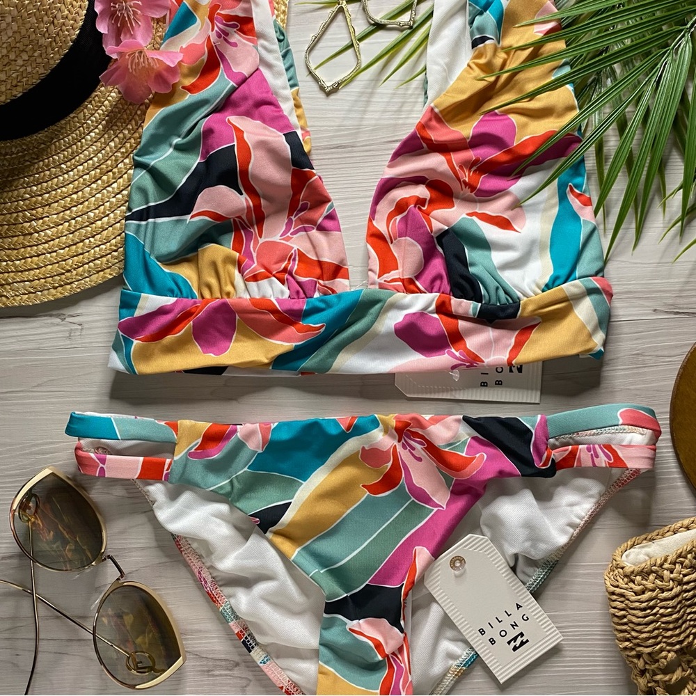 Billabong •• Tropical Plunge Bikini Top | Lowrider Bottoms